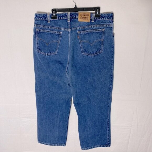 Vintage Levi’s Orange Tab 619 Med Wash Straight Leg Jeans 40 - Picture 2 of 16